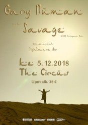 Gary Numan Helsinki Poster 2018